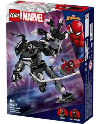 LEGO Marvel Venom Mech Armor vs. Miles Morales 76276