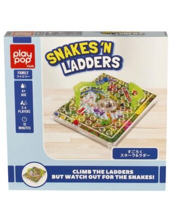 Playpop Snakes 'N Ladders Family Game